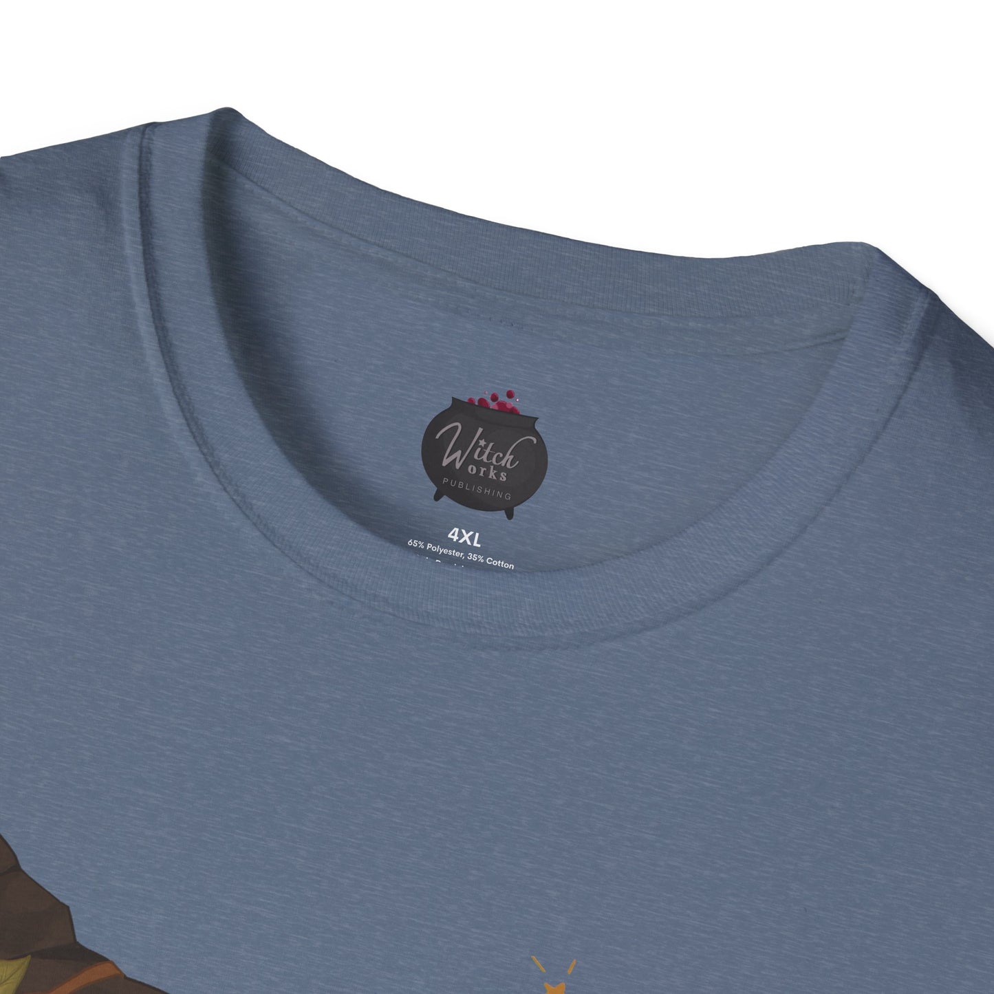 Cottage Core Book Witch Unisex Softstyle T-Shirt