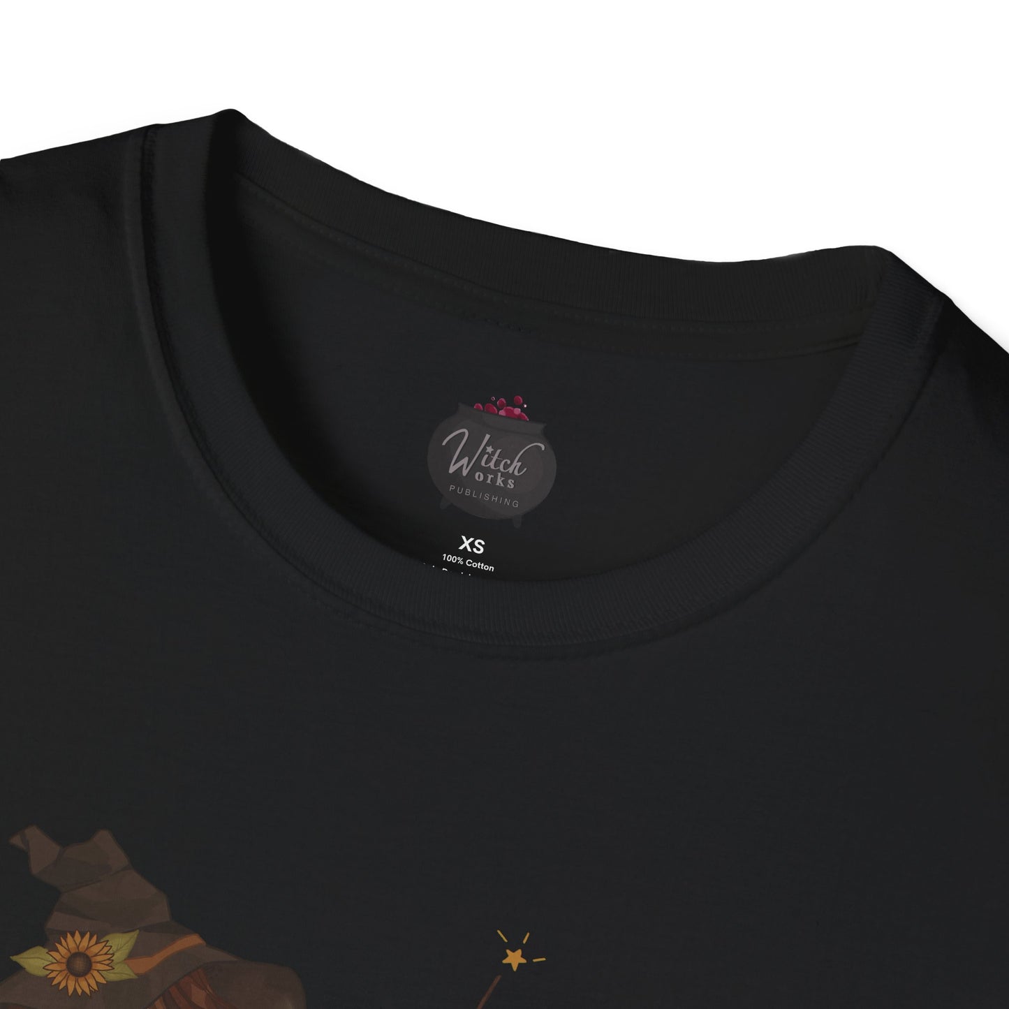 Cottage Core Book Witch Unisex Softstyle T-Shirt
