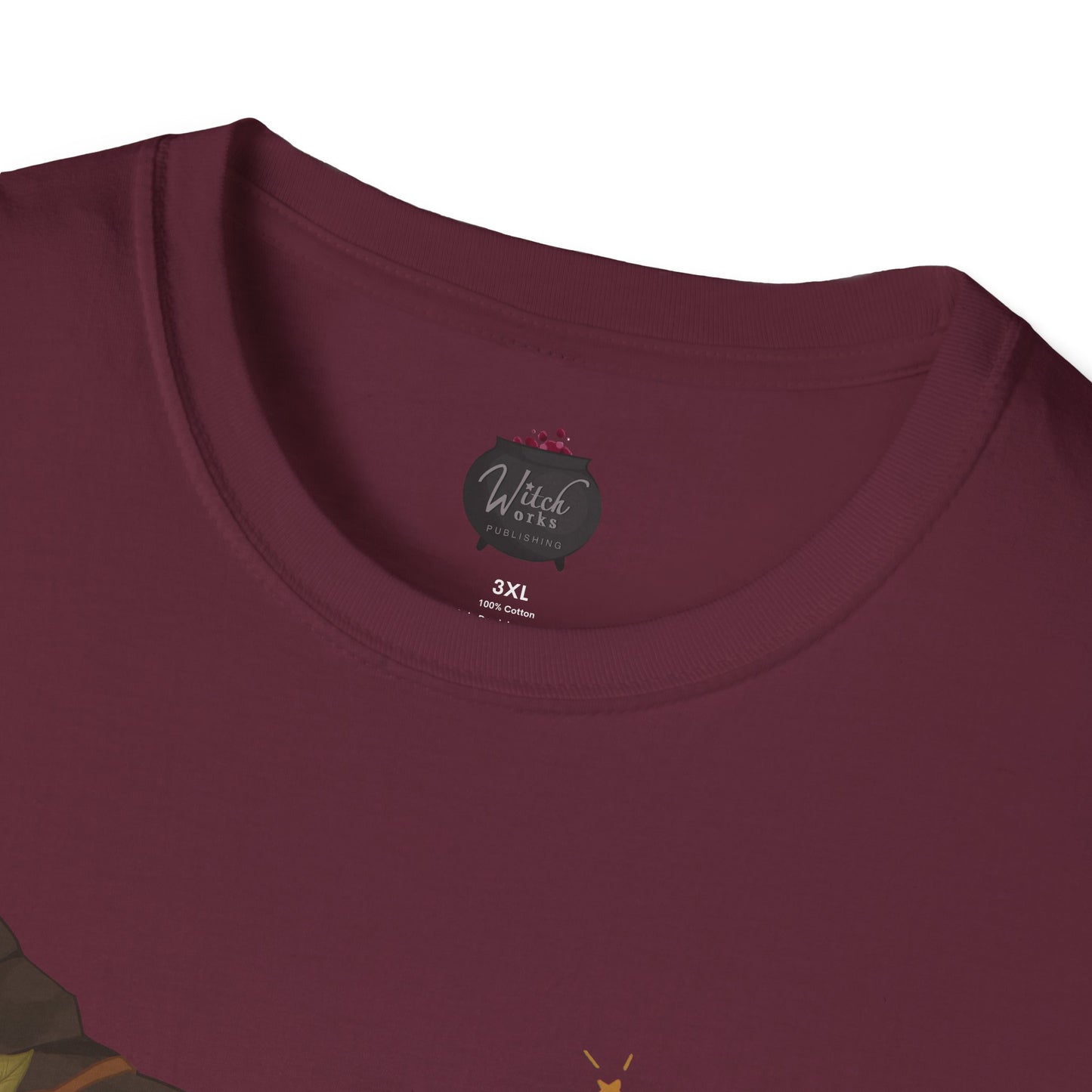 Cottage Core Book Witch Unisex Softstyle T-Shirt