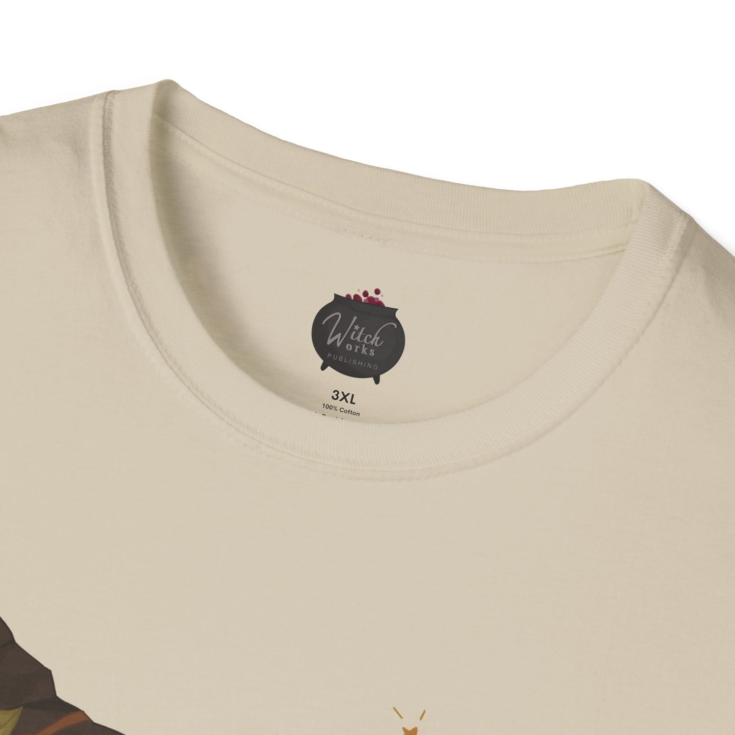 Cottage Core Book Witch Unisex Softstyle T-Shirt