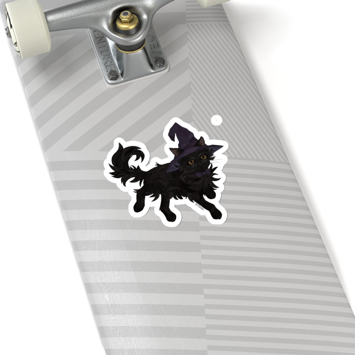 Magical Black Cat / Witch's Familiar Sticker