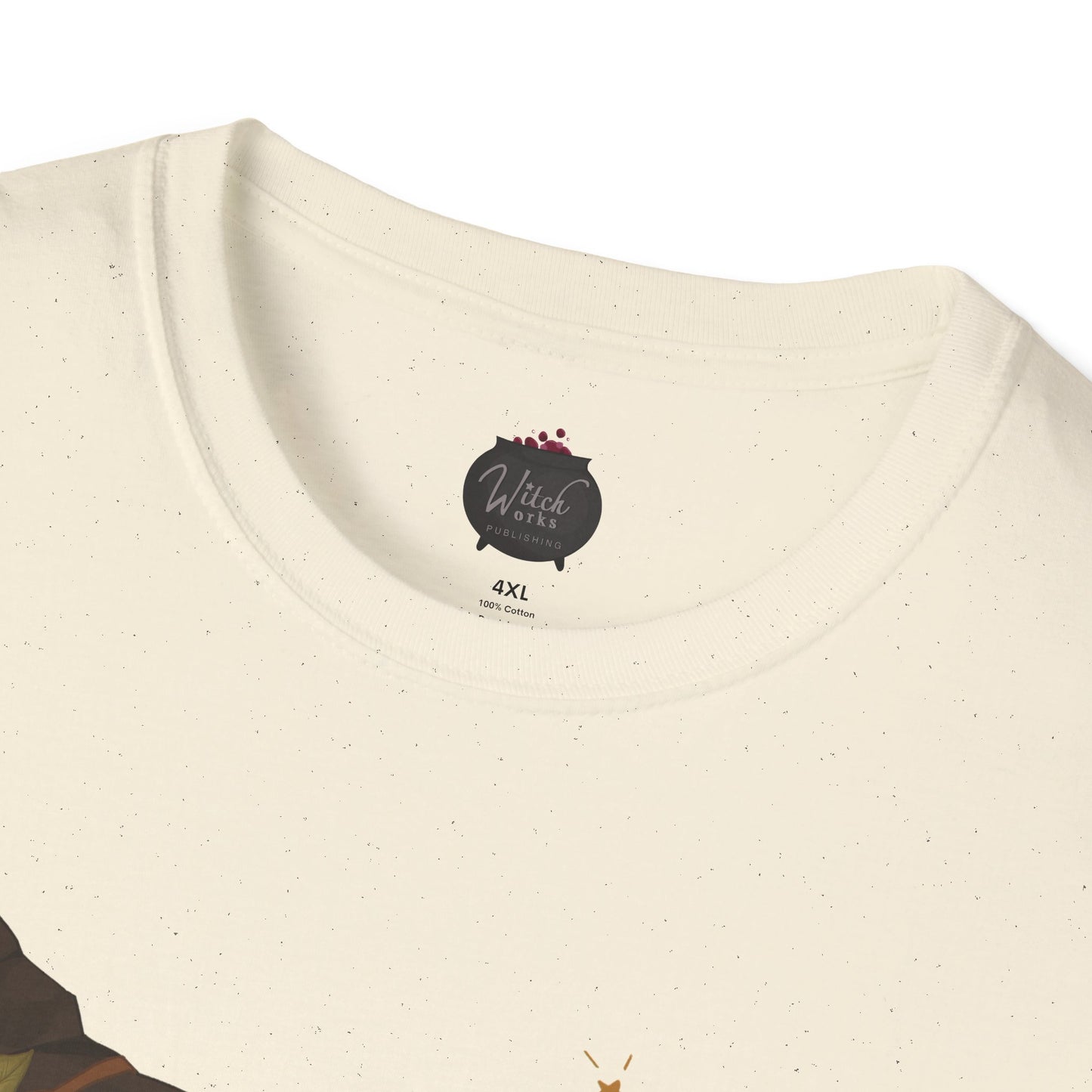 Cottage Core Book Witch Unisex Softstyle T-Shirt
