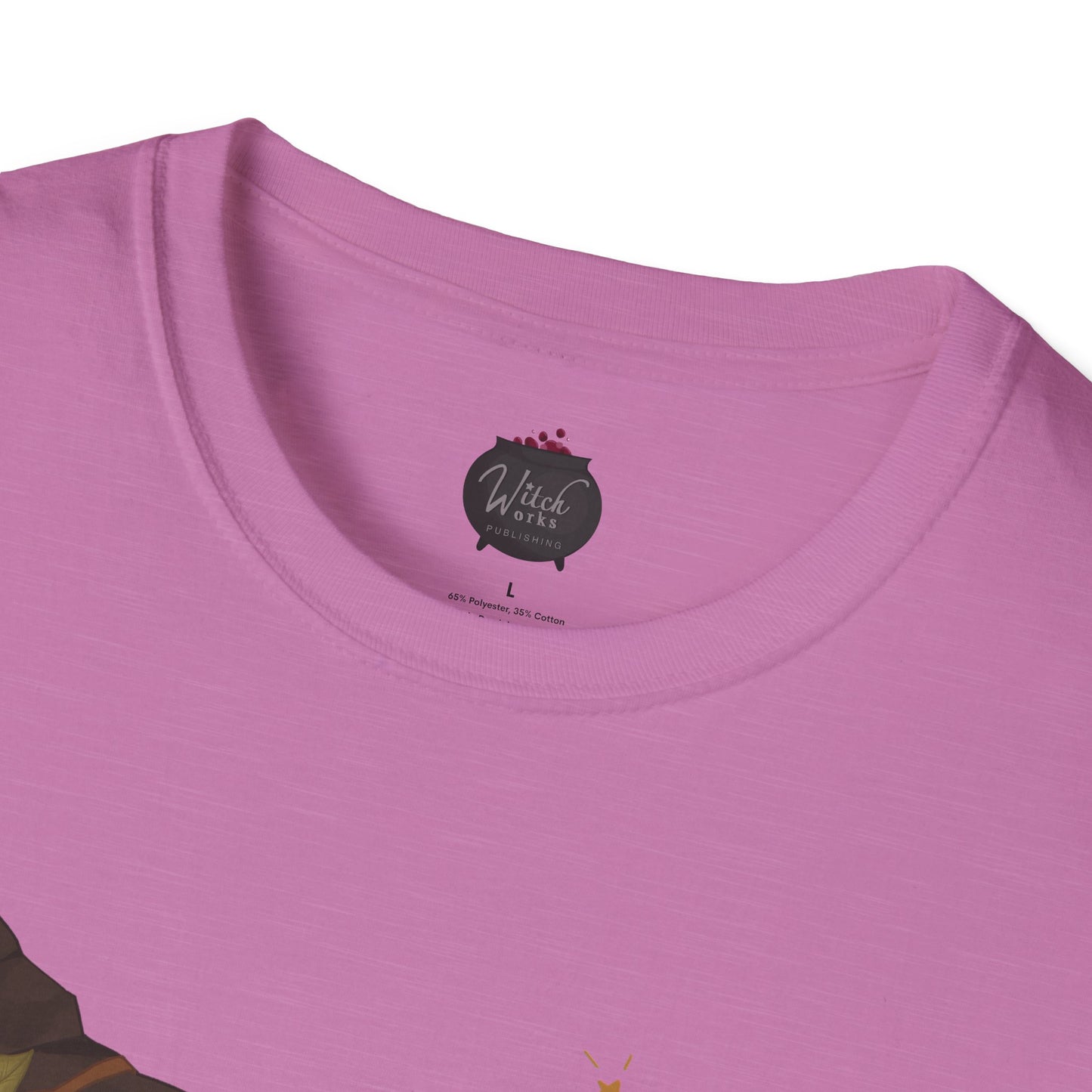 Cottage Core Book Witch Unisex Softstyle T-Shirt