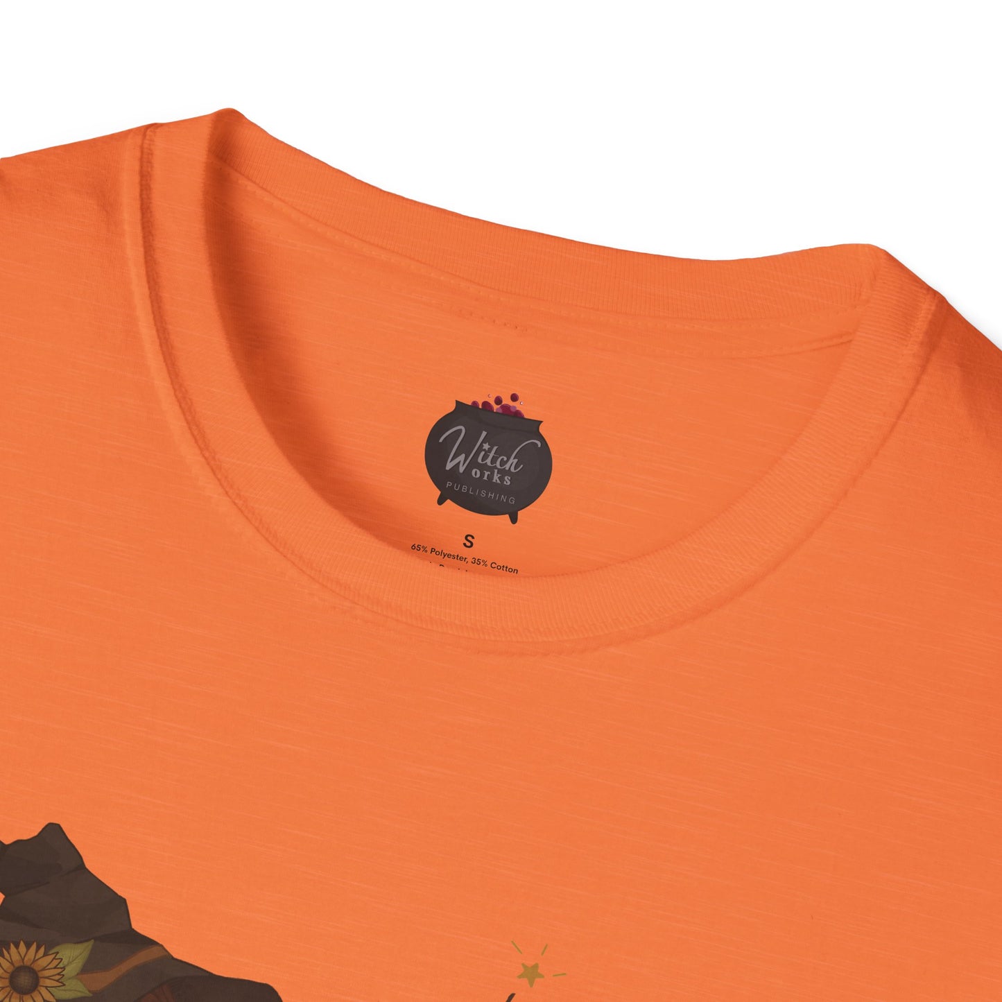 Cottage Core Book Witch Unisex Softstyle T-Shirt