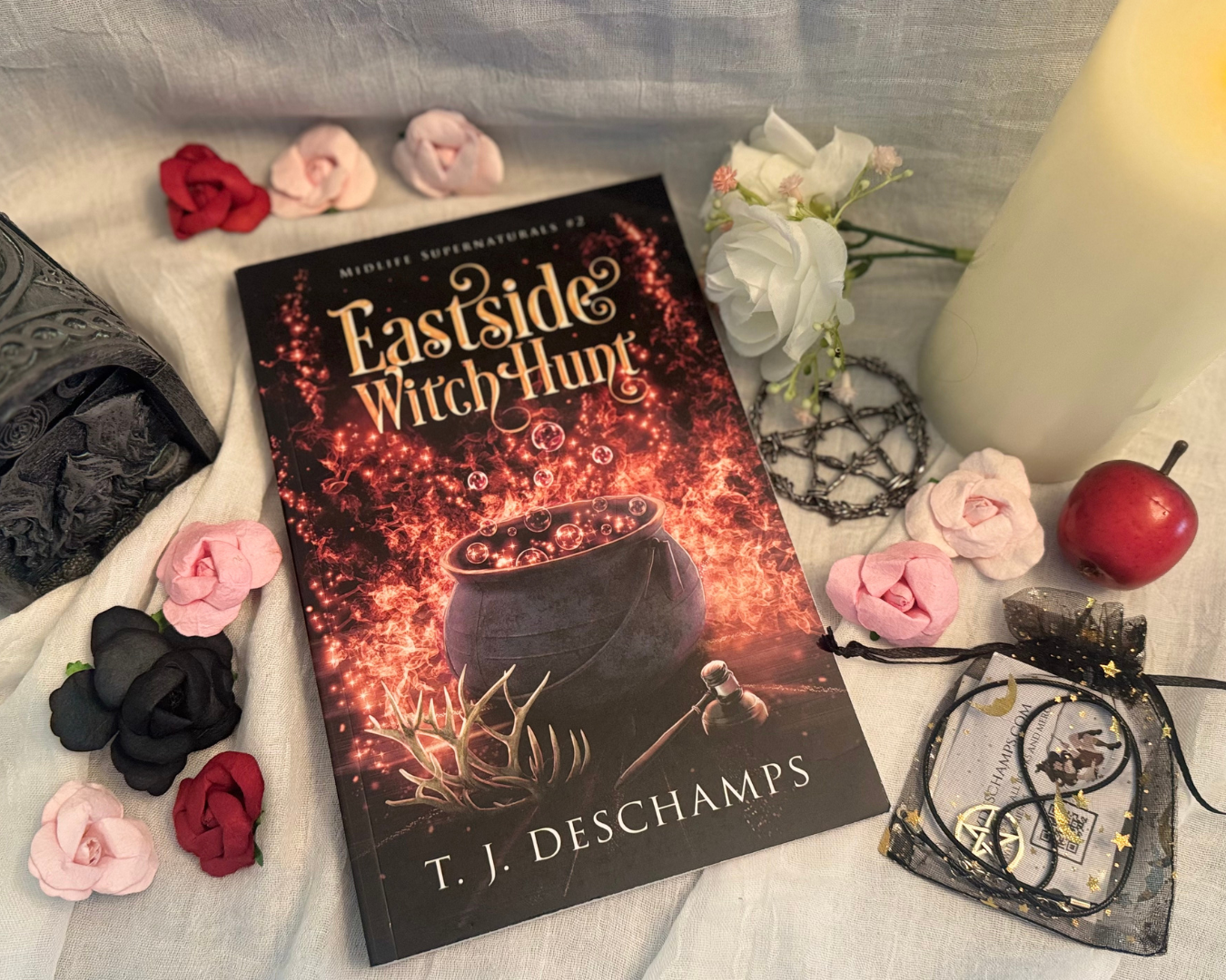 Book titled 'Eastside Witch Hunt' by T.J. Deschamps 