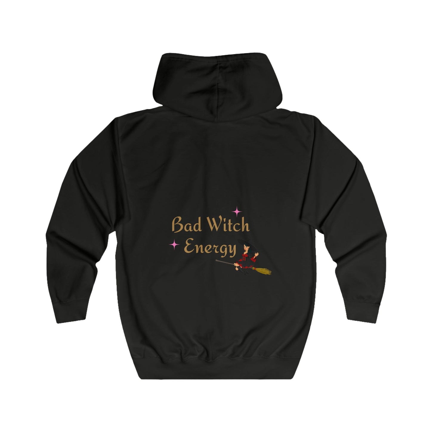 "Bad Witch Energy" fun Unisex Full Zip Hoodie